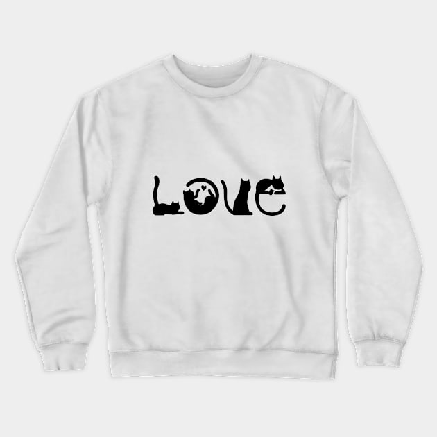 Catlove Crewneck Sweatshirt by Sirgabi